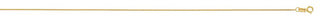 Curb Chain, 0.8MM - Yellow Gold, 16"