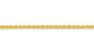 Wheat Chain, 0.7MM - Yellow Gold, 16"