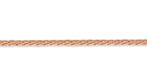Wheat Chain, 0.7MM - Rose Gold, 16"