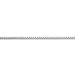 Adjustable Box Chains - White Gold