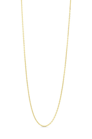 Cable Chain, 1MM - Yellow Gold, 2031c