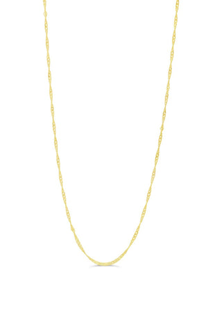 Singapore Chain, 1.5MM - Yellow Gold, 2043