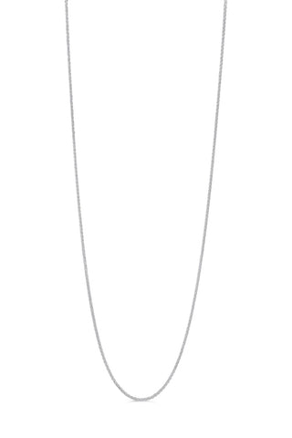 Wheat Chains,  1MM - White Gold, 2058