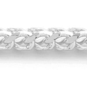 Franco Chain, 1.2MM - White Gold, 2148b