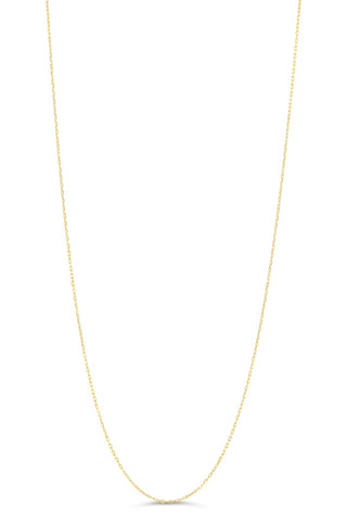 Paperclip Chins, 1MM - Rose Gold, 18"