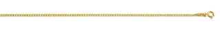 Hollow Curb Chain, 1.8MM - White Gold, 24"