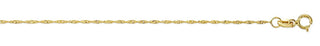 Singapore Chains, 1MM - Rose Gold, 16"