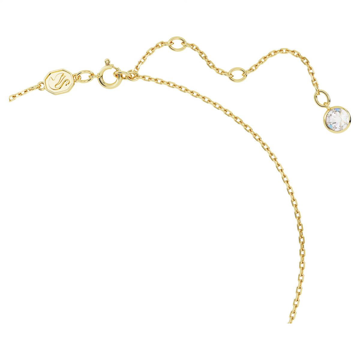 Swarovski Chroma pendant, Pear cut, Green, Gold-tone plated - 5648751