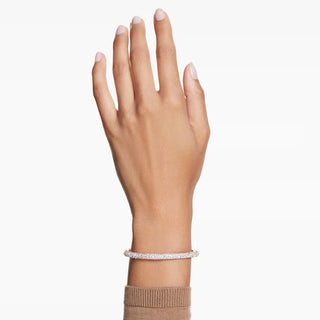 Swarovski - Sublima bangle, Snow pavé, White, Rose gold-tone plated - 5688610