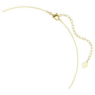 Swarovski Sublima choker, Octagon cut, Green, 18K gold finish 5760763