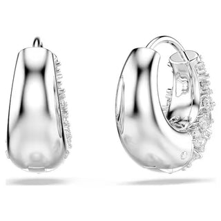 Swarovski Sublima earrings, White, Rhodium plated 5732282