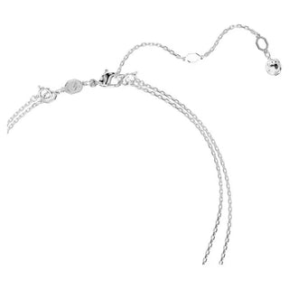 Colgante Swarovski Meteora en capas, blanco, baño de rodio 5684244 