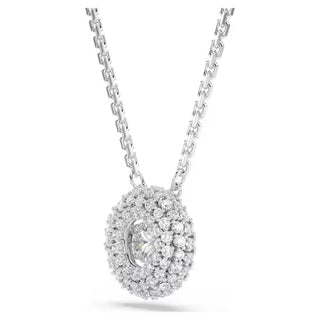 Swarovski Sublima pendant, Round cut, White, Rhodium plated 5738246