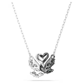 Swarovski - Swan pendant, Swan, Black, Rhodium plated 5705721