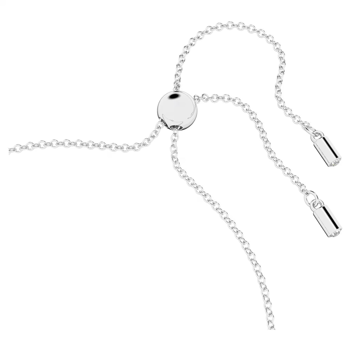 Swarovski Hyperbola Infinity Bracelet Infinity and heart, White, Rhodium plated - 5524421