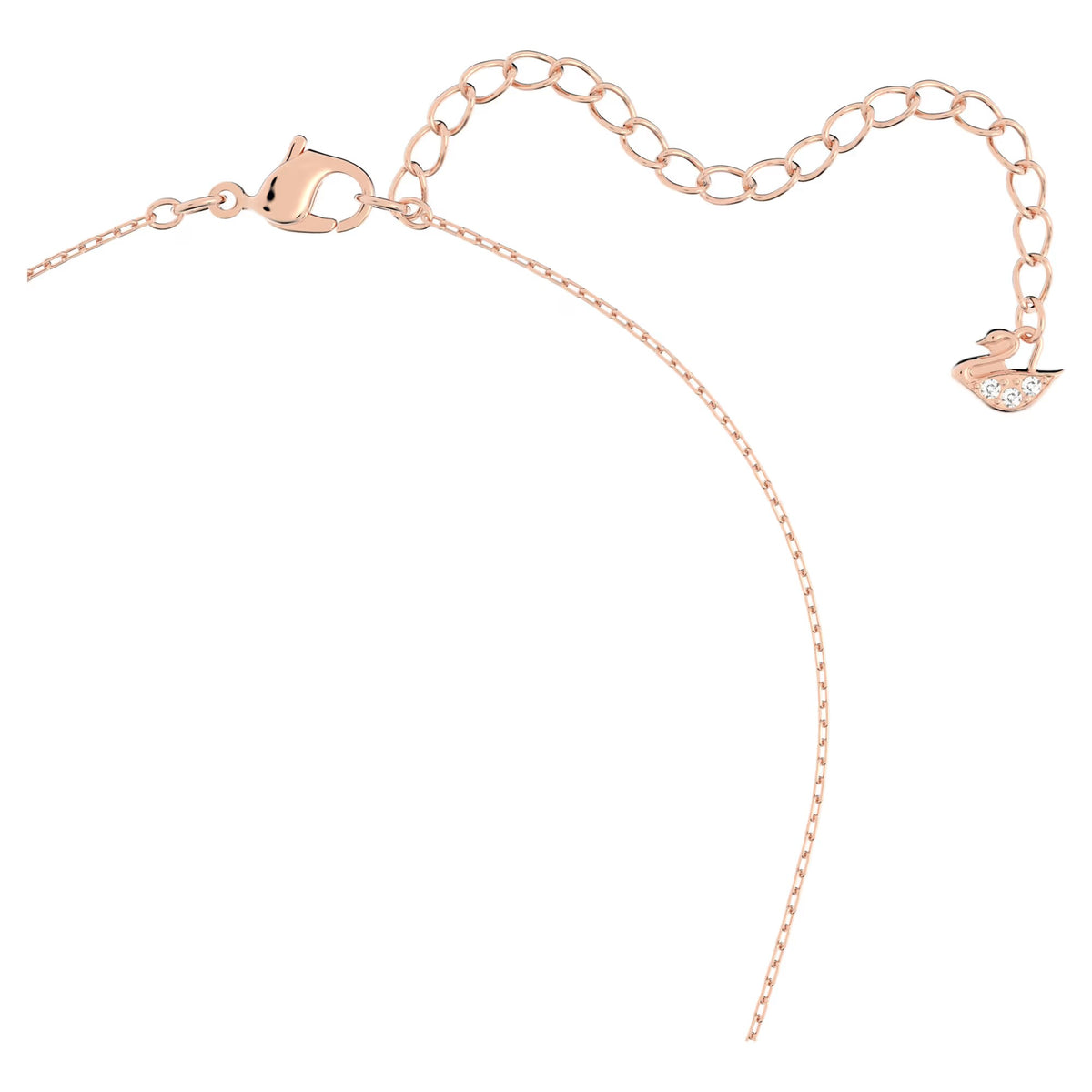 Swarovski Infinity necklace Infinity and heart, White, Mixed metal finish - 5518865