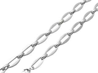 Womens Oval link Stainless Steel chain