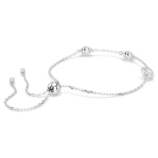 Swarovski Una Angelic bracelet, Round cut, Double sided motifs, White, Rhodium plated 5732272