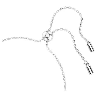Swarovski Una Angelic bracelet, Round cut, Double sided motifs, White, Rhodium plated 5732272