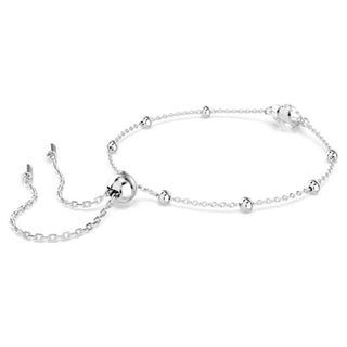 Una Angelic bracelet, Round cut, White, Rhodium plated 5733196