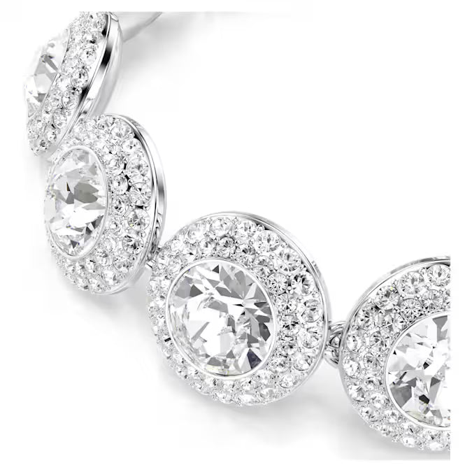 Una Angelic Bracelet White, Rhodium plated 5735343