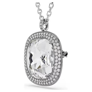Swarovski Una Angelic pendant and brooch Cushion cut, White, Mixed plating 5751324