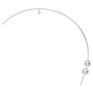 Swarovski Una Angelic pendant and brooch Cushion cut, White, Mixed plating 5751324