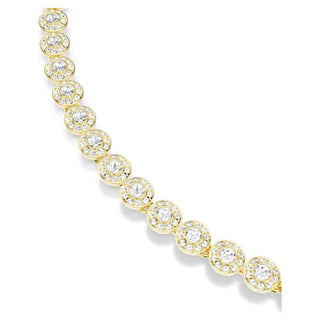 Swarovski - Una Angelic set Round cut, White, Gold-tone plated - 5720506
