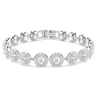 Swarovski Una Angelic set, Round cut, White, Rhodium plated 5367853