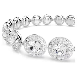 Swarovski Una Angelic set, Round cut, White, Rhodium plated 5367853