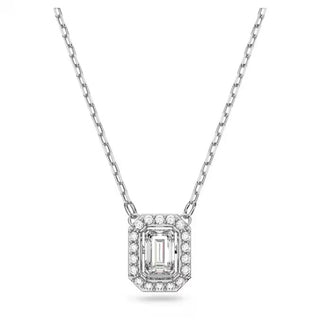 Swarovski Millenia necklace Square cut Swarovski Zirconia, White 5599177