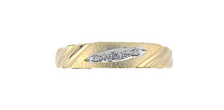 10K yellow gold gents diamond ring R2522GWD
