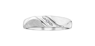 10K White Gold Gents Diamond Ring R2537WGGWD