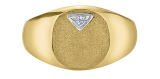 10K Yellow Gold Men’s Diamond Ring