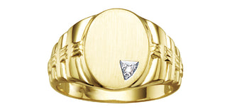 10K Yellow Gold Men’s Diamond Ring