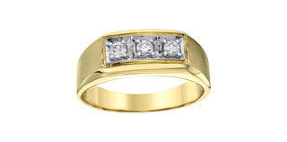 10K Yellow Gold Men’s Diamond Ring