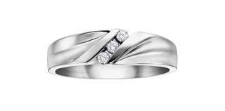 10K White Gold Men’s Diamond Ring