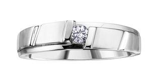 10K White Gold Men’s Diamond Ring