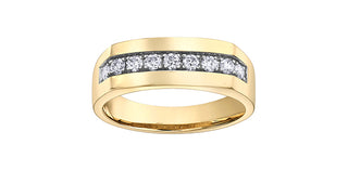10K Yellow Gold Men’s Diamond Ring