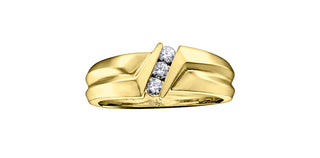 10K Yellow Gold Men’s Diamond Ring