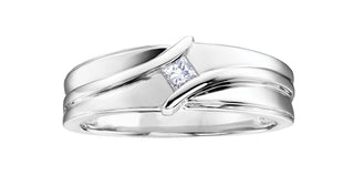 10K White Gold Men’s Diamond Ring