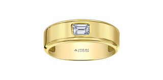 14K Yellow Gold Men’s Diamond Ring