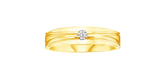 10K Yellow Gold Men’s Diamond Ring