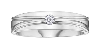 10K White Gold Men’s Diamond Ring