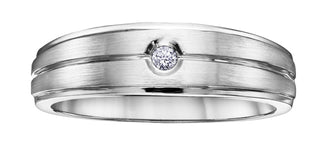 10K White Gold Men’s Diamond Ring