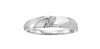 10K White Gold Men’s Diamond Ring