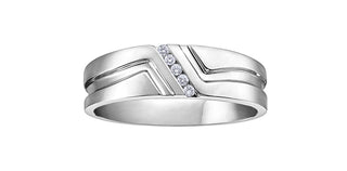 10K White Gold Men’s Diamond Ring