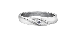 10K White Gold Men’s Diamond Ring