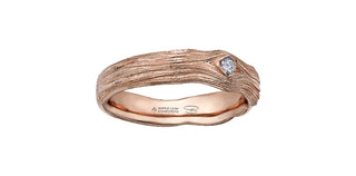 14K Rose Gold Men’s Diamond Ring