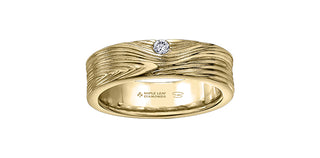 14K Yellow Gold Men’s Diamond Ring